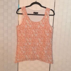 AB Studio Peach and Cream Tank Top